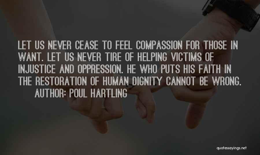 Justice And Compassion Quotes By Poul Hartling