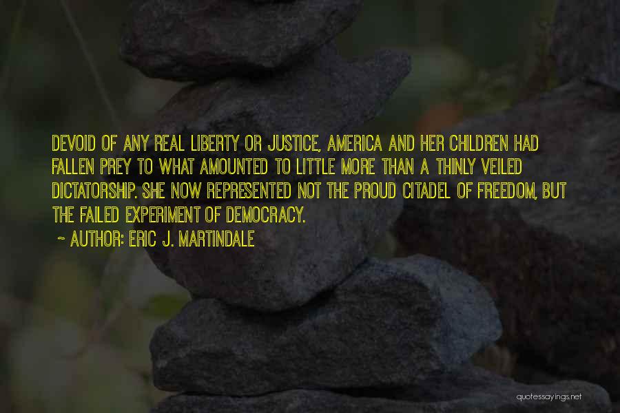 Justice And Democracy Quotes By Eric J. Martindale