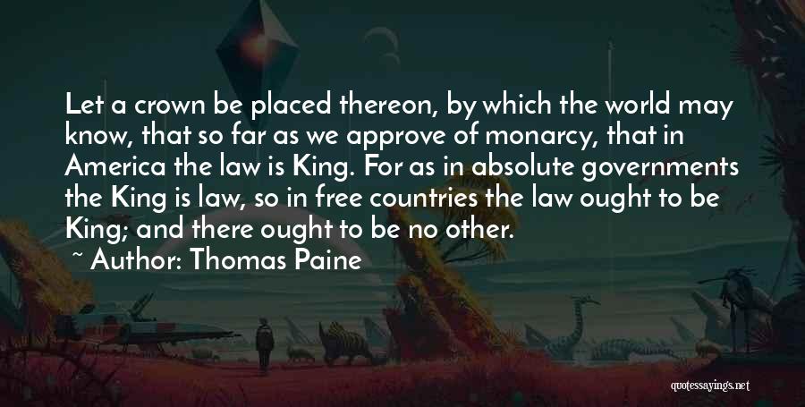 Justice And Democracy Quotes By Thomas Paine