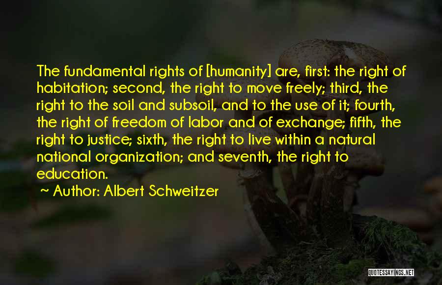 Justice And Education Quotes By Albert Schweitzer