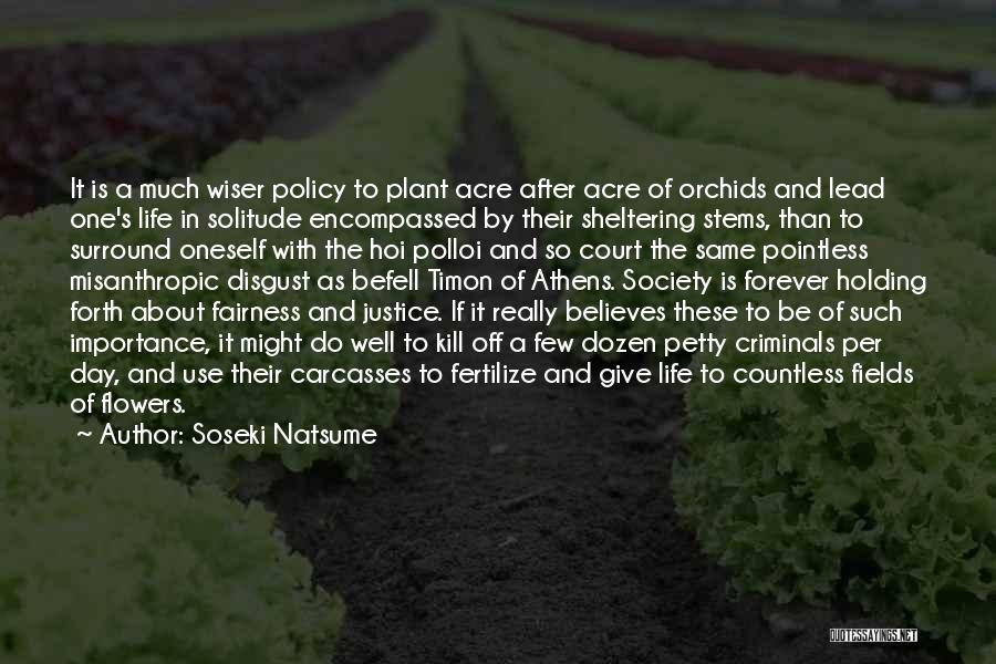 Justice And Fairness Quotes By Soseki Natsume