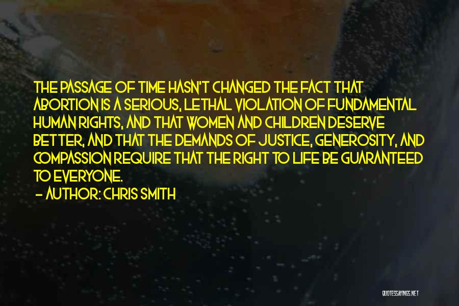 Justice And Human Rights Quotes By Chris Smith