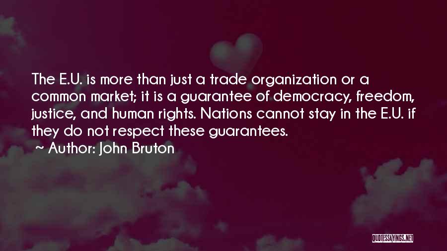 Justice And Human Rights Quotes By John Bruton