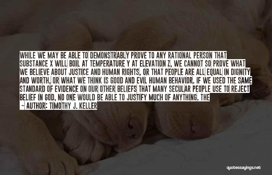 Justice And Human Rights Quotes By Timothy J. Keller