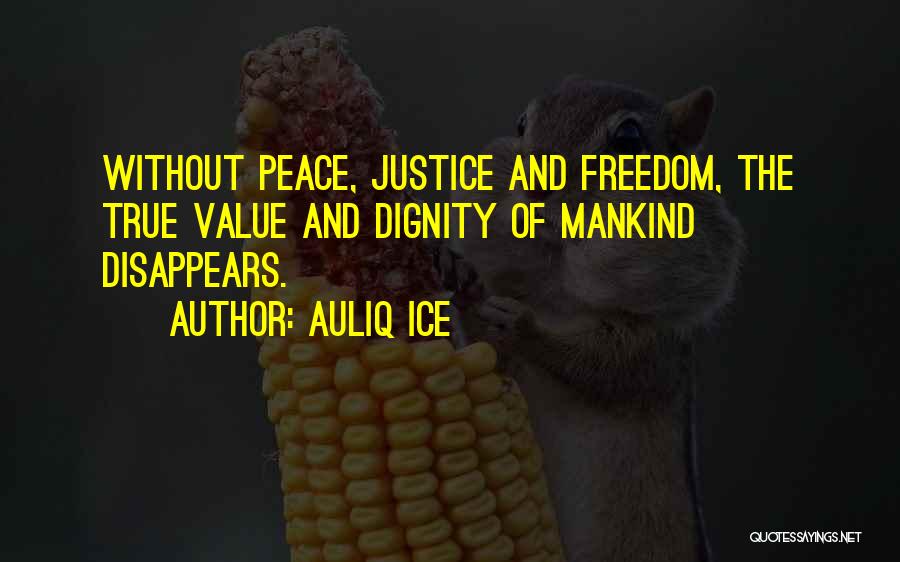 Justice And Injustice Quotes By Auliq Ice