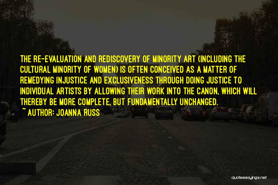 Justice And Injustice Quotes By Joanna Russ