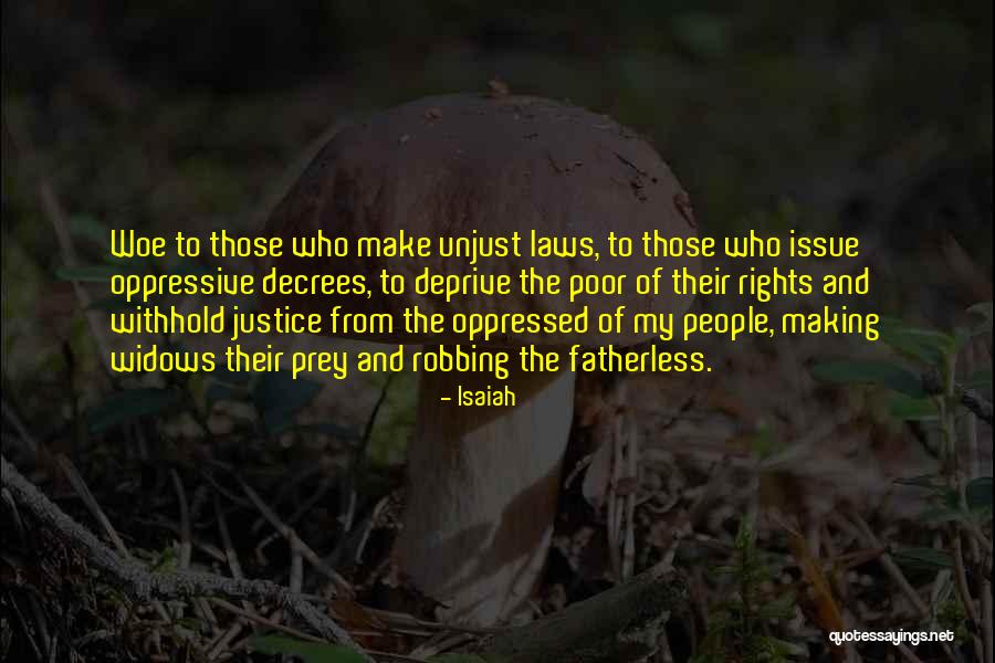 Justice And Law Quotes By Isaiah