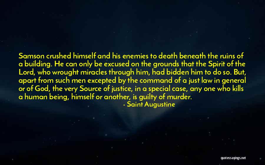 Justice And Law Quotes By Saint Augustine