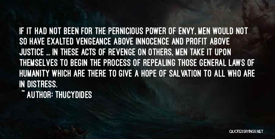 Justice And Revenge Quotes By Thucydides