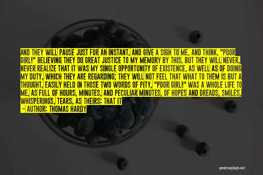 Justice For The Poor Quotes By Thomas Hardy