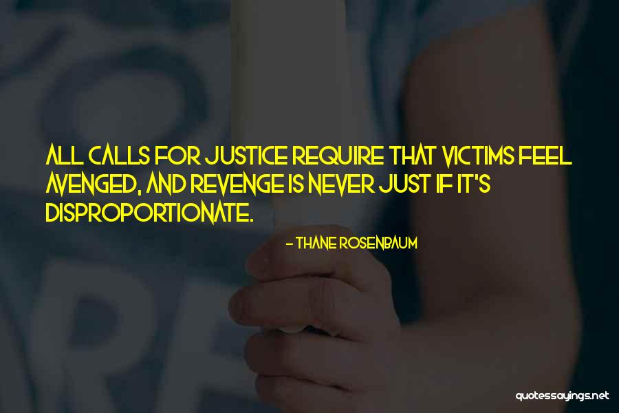 Justice For Victims Quotes By Thane Rosenbaum