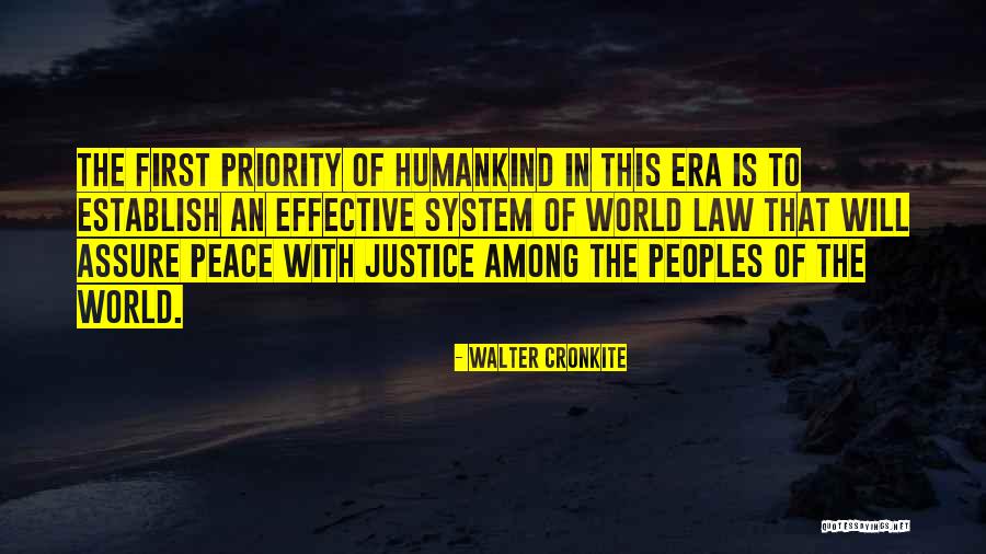 Justice In The World Quotes By Walter Cronkite Justice In The World Quotes By Walter Cronkite