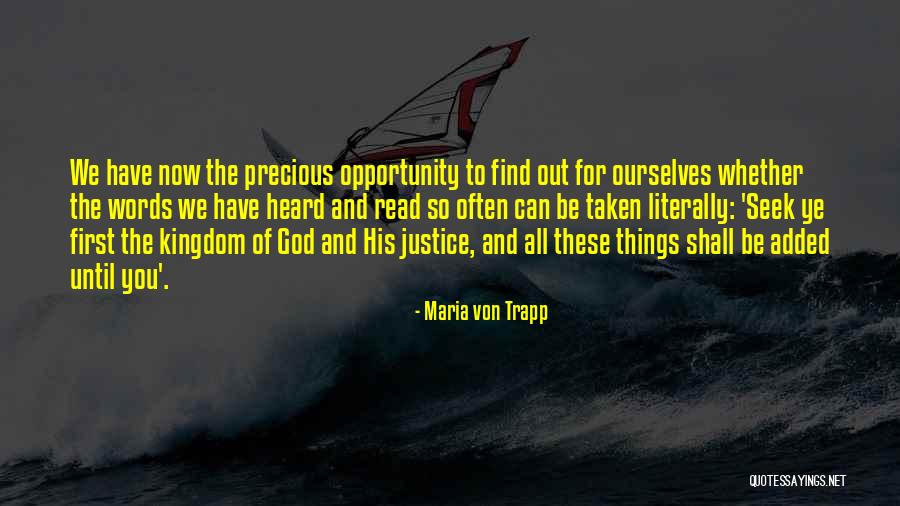 Justice Quotes Quotes By Maria Von Trapp Justice Quotes Quotes By Maria Von Trapp