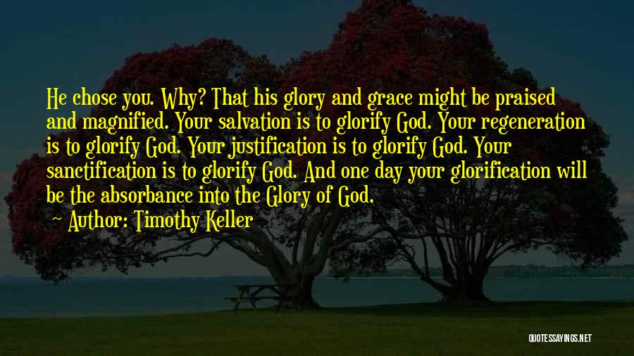 Justification And Sanctification Quotes By Timothy Keller