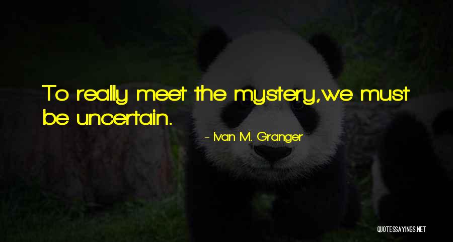 Justifique Os Quotes By Ivan M. Granger