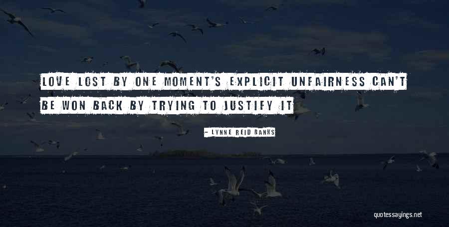 Justify Love Quotes By Lynne Reid Banks Justify Love Quotes By Lynne Reid Banks