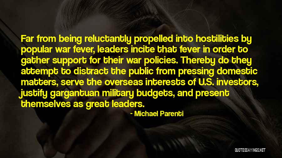 Justify War Quotes By Michael Parenti