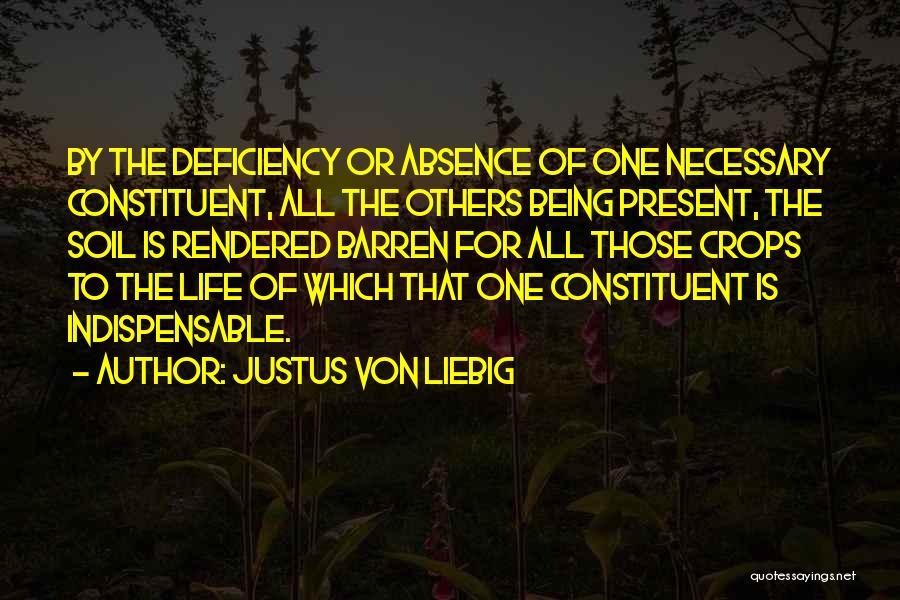 Justus Von Liebig Quotes 835612