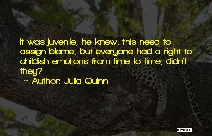 Juvenile Love Quotes By Julia Quinn