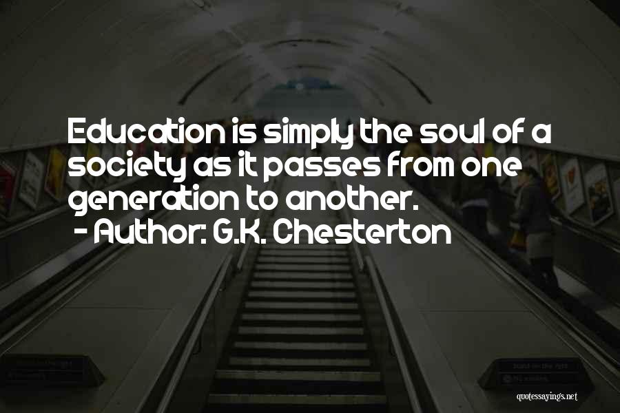 K-12 Education Quotes By G.K. Chesterton