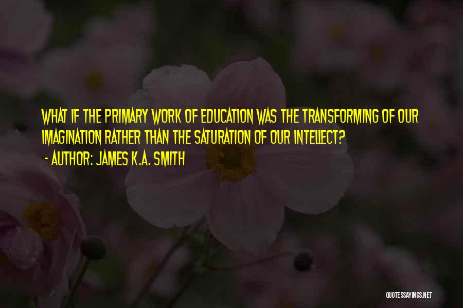 K-12 Education Quotes By James K.A. Smith