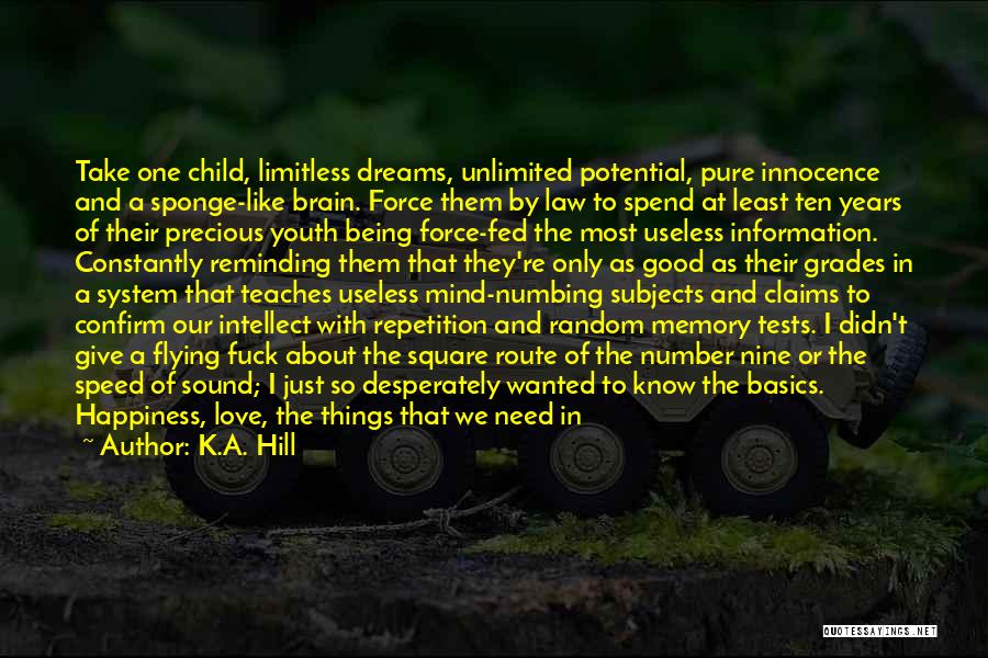 K-12 Education Quotes By K.A. Hill