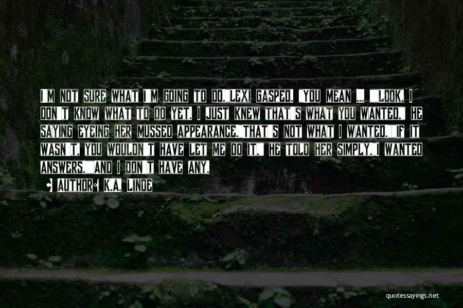 K.A. Linde Quotes 1576300 K.A. Linde Quotes 1576300