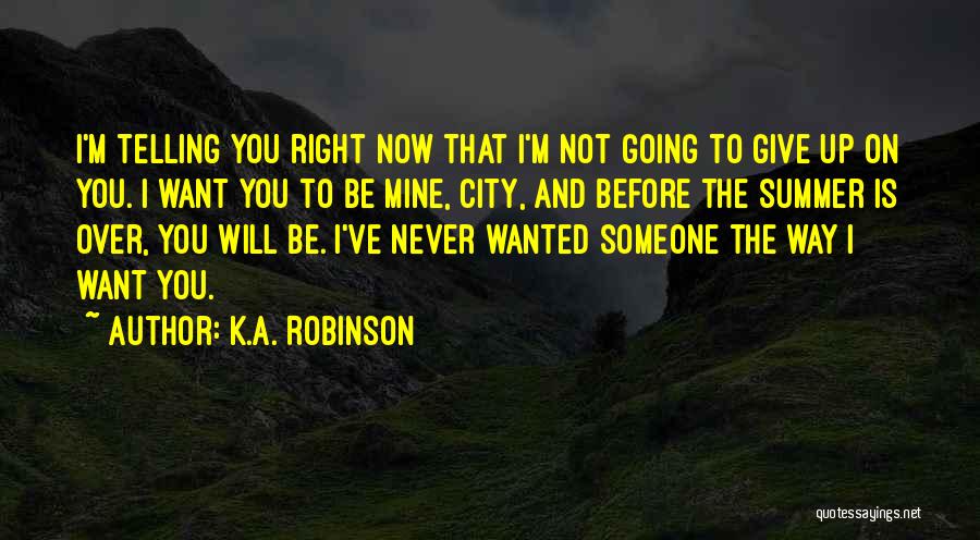 K.A. Robinson Quotes 374111