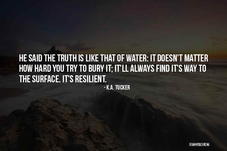 K.A. Tucker Quotes 877667 K.A. Tucker Quotes 877667