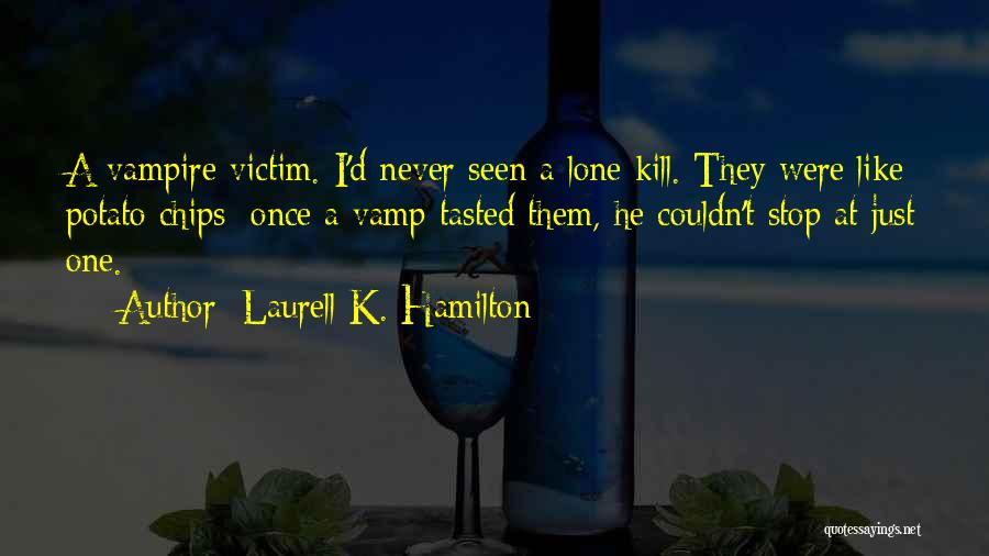 K.d Quotes By Laurell K. Hamilton