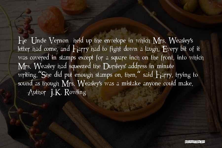 K Letter Quotes By J.K. Rowling