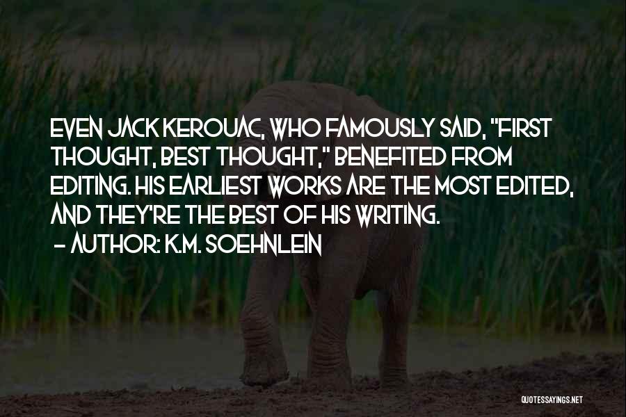 K.M. Soehnlein Quotes 100048