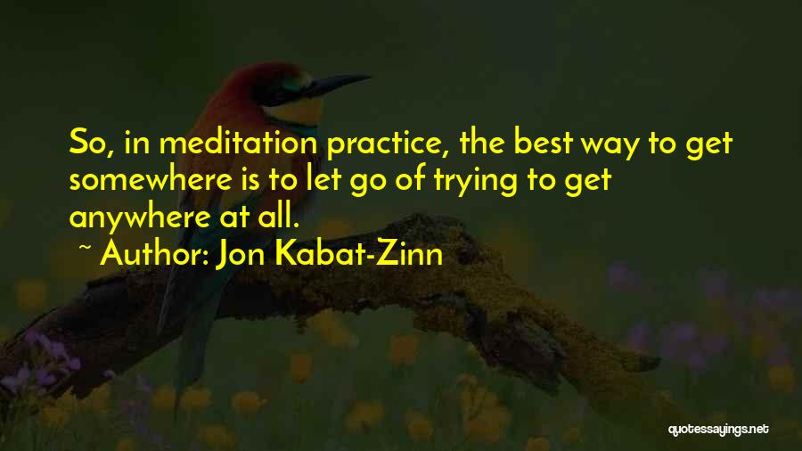 Kabat Zinn Quotes By Jon Kabat-Zinn