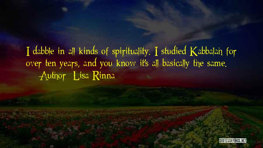 Kabbalah Quotes By Lisa Rinna