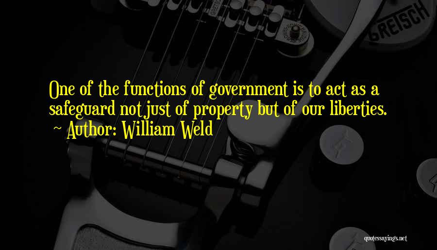 Kabundukang Quotes By William Weld