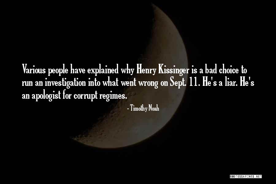 Kachanov Interview Quotes By Timothy Noah