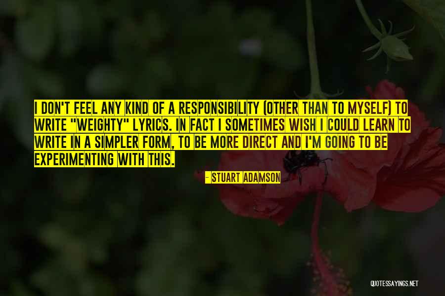 Kadokura Tania Quotes By Stuart Adamson Kadokura Tania Quotes By Stuart Adamson