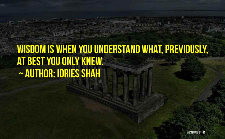 Kaedah Pengajaran Quotes By Idries Shah