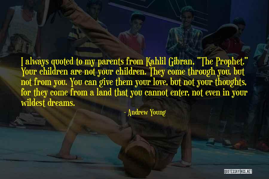 Kahlil Gibran Love Quotes By Andrew Young