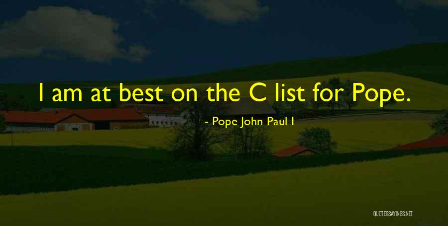 Kaimala Quotes By Pope John Paul I Kaimala Quotes By Pope John Paul I