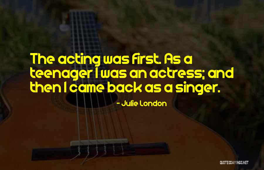 Kairon Quotes By Julie London Kairon Quotes By Julie London