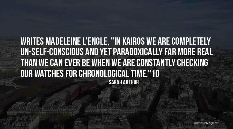 Kairos Time Quotes By Sarah Arthur