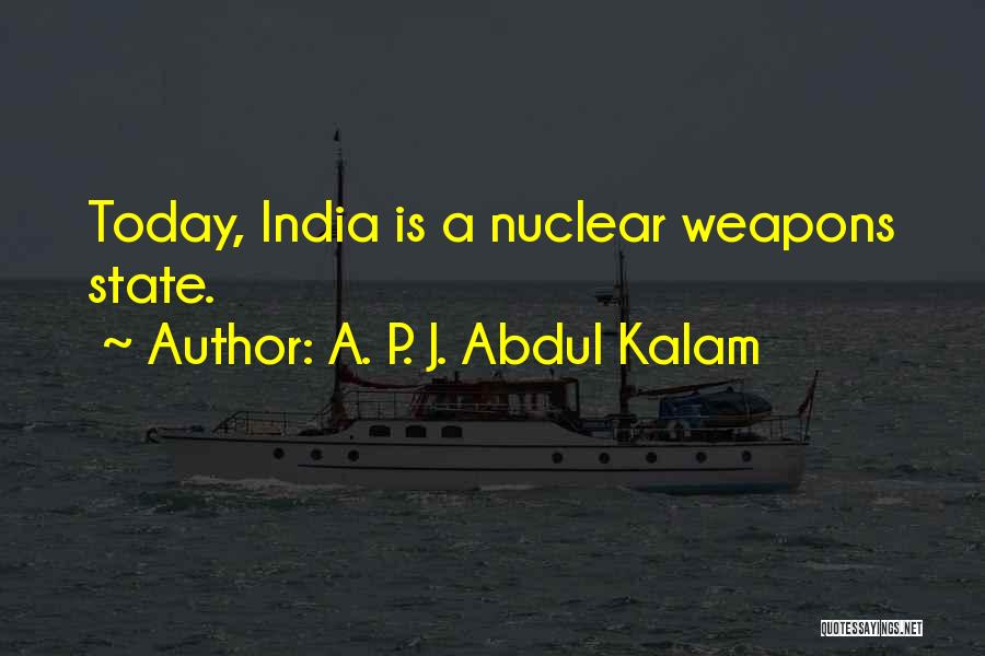 Kalam's Quotes By A. P. J. Abdul Kalam