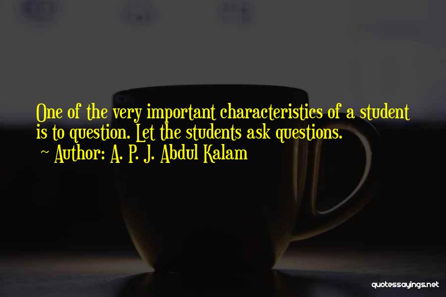 Kalam's Quotes By A. P. J. Abdul Kalam