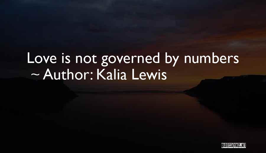 Kalia Lewis Quotes 196308