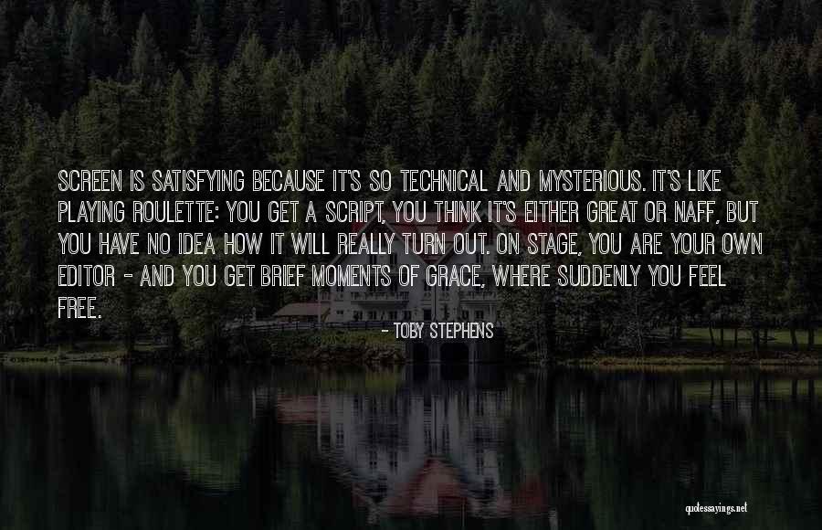 Kalindi Quotes By Toby Stephens Kalindi Quotes By Toby Stephens