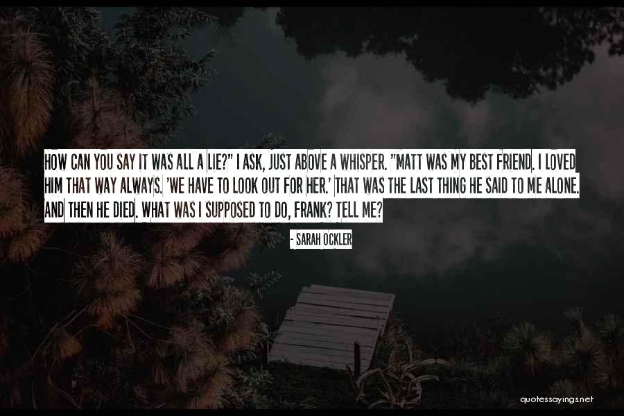 Kalvarijos Quotes By Sarah Ockler Kalvarijos Quotes By Sarah Ockler