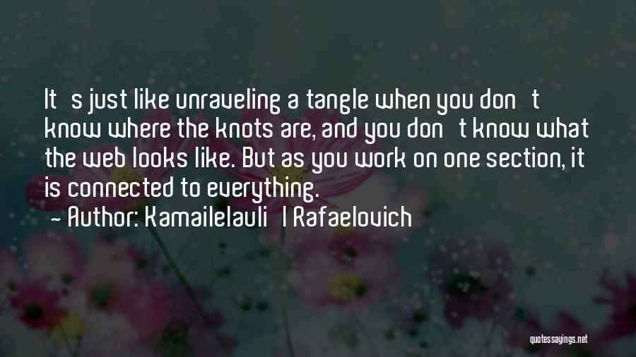 Kamailelauli'I Rafaelovich Quotes 523145