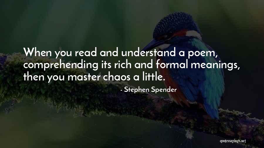 Kamalayan Pangungusap Quotes By Stephen Spender Kamalayan Pangungusap Quotes By Stephen Spender
