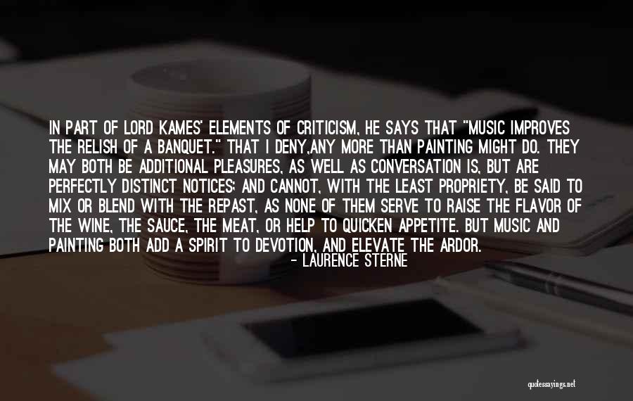 Kames Quotes By Laurence Sterne Kames Quotes By Laurence Sterne